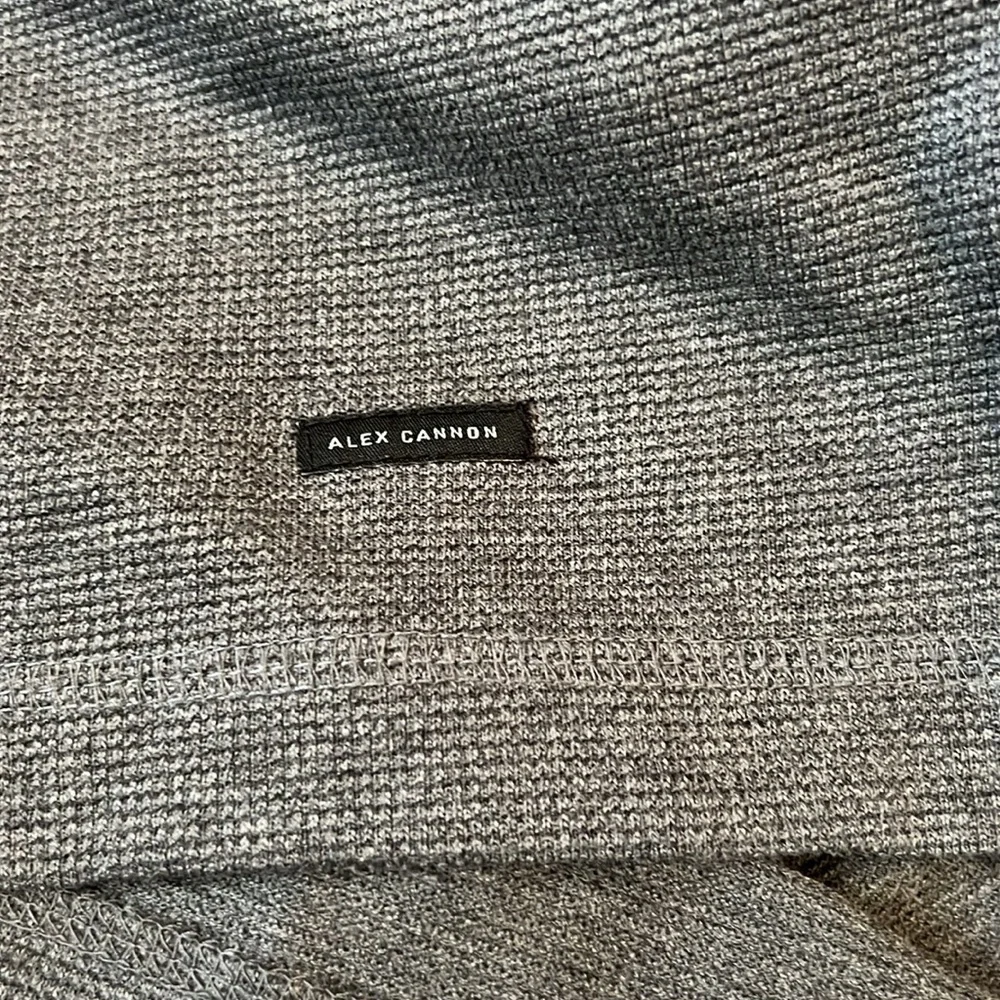 Alex Cannon NWT Men’s long sleeve XL Charcoal Heather pullover shirt - Picture 9 of 11